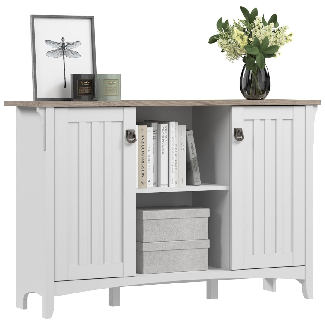 Bush Home Salinas Accent Storage Cabinet With Doors
