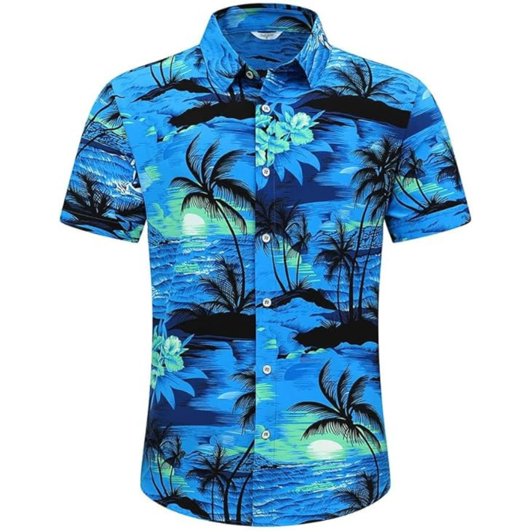 Men's Summer Beach Casual Short Sleeve Hawaiian Shirts (Various)