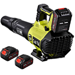 580CFM 160MPH Electric Leaf Blower With 2x4.0AH Batteries