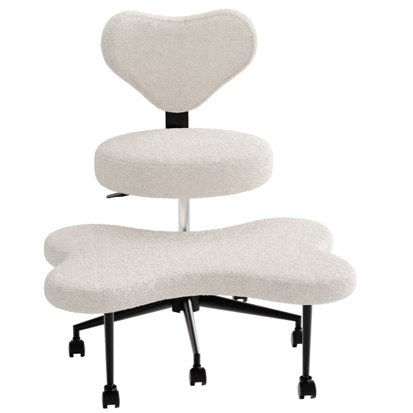 Pinmoco Ergonomic Cross Legged Swivel Height Chair