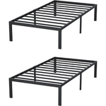 2-Pack Reliancer 14" Twin XL Platform Bed Frame