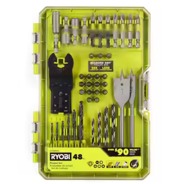 48-Piece RYOBI Project Set