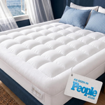 Niagara Sleep Solution 100% Cotton Cloud-Like Queen Mattress Topper (White)