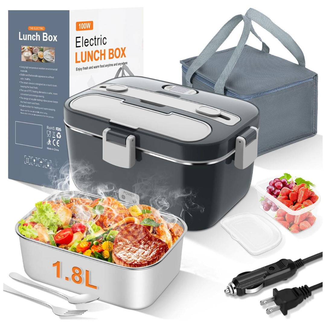 Dupasu 100W 1.8L Electric Heated Lunch Box