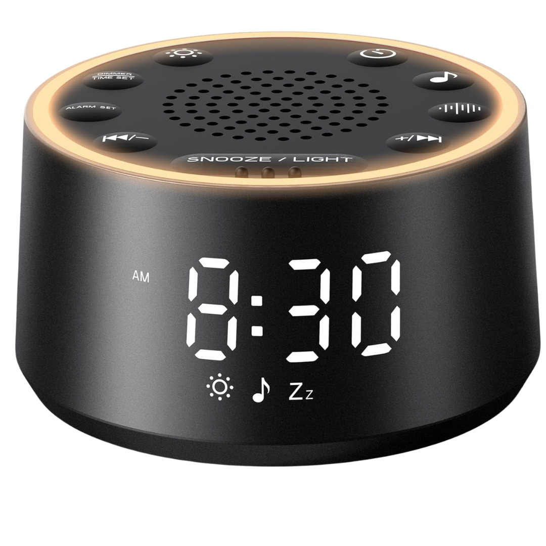 Dreamegg D1 Nova Noise Sound Machine With Alarm Clock