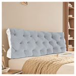 47" L Adjustable Velvet Headboard Pillow