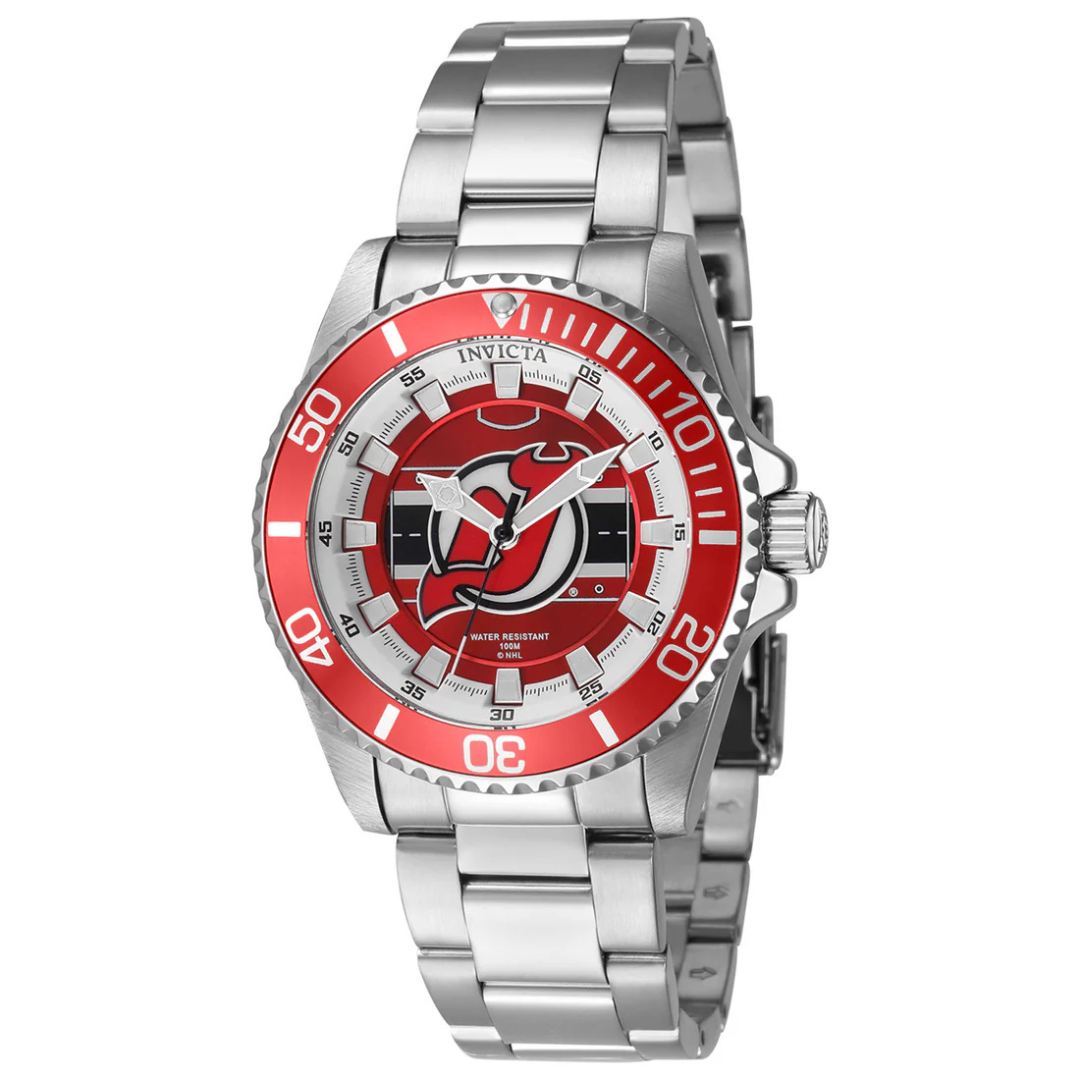 Invicta NHL Quartz Black And White Dial Women's Watch
