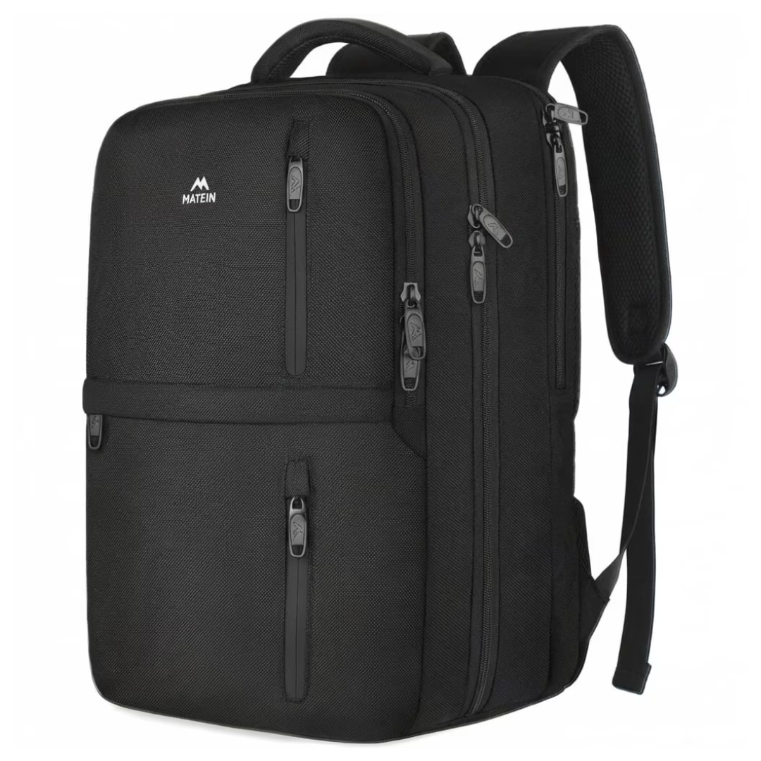 40L Matein 17" Carry-On Travel Backpack With USB Port