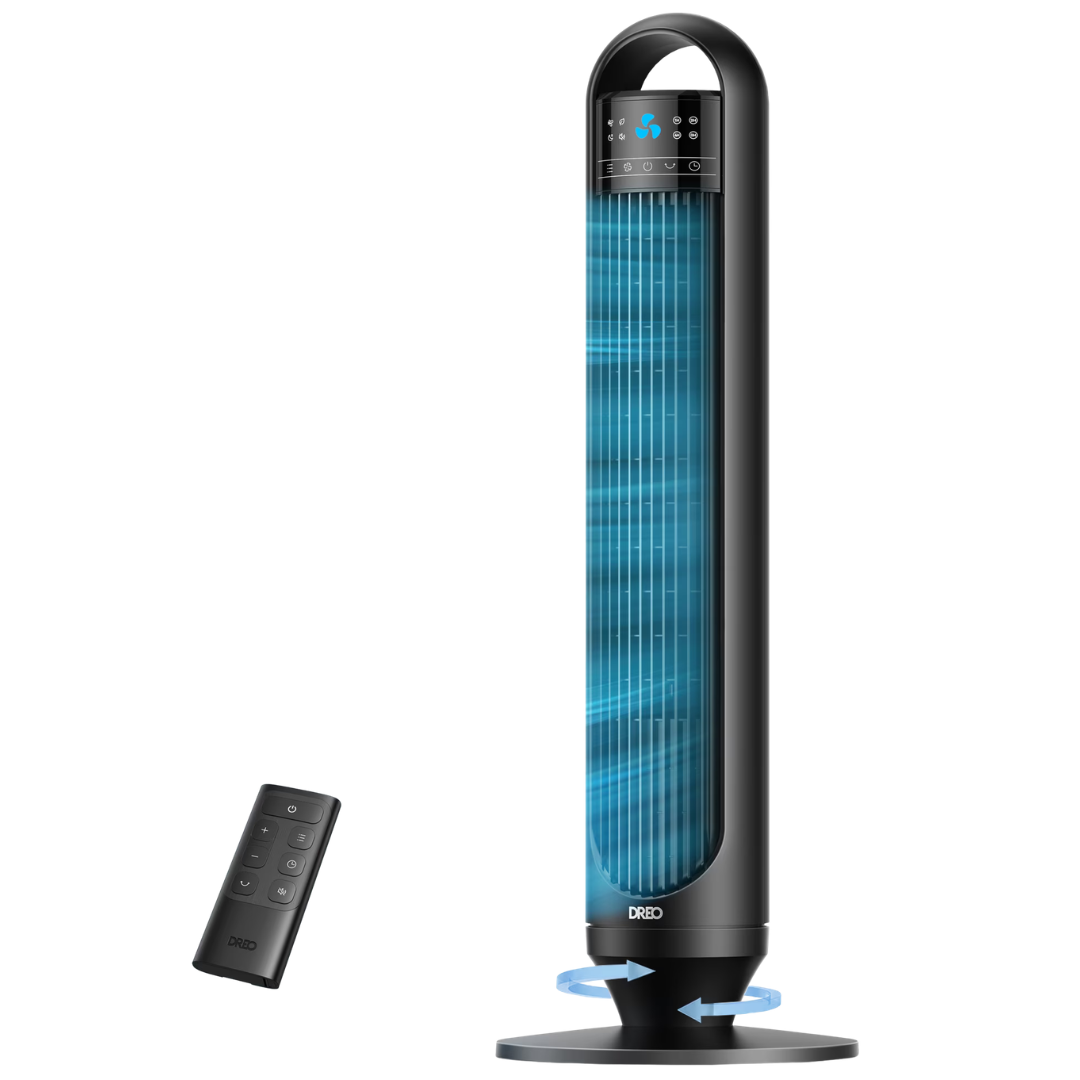DREO 32" Standing Tower Floor Fan