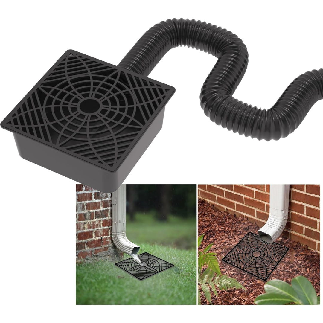 5.1Ft Flexible Pipe Gutter Downspout Extensions