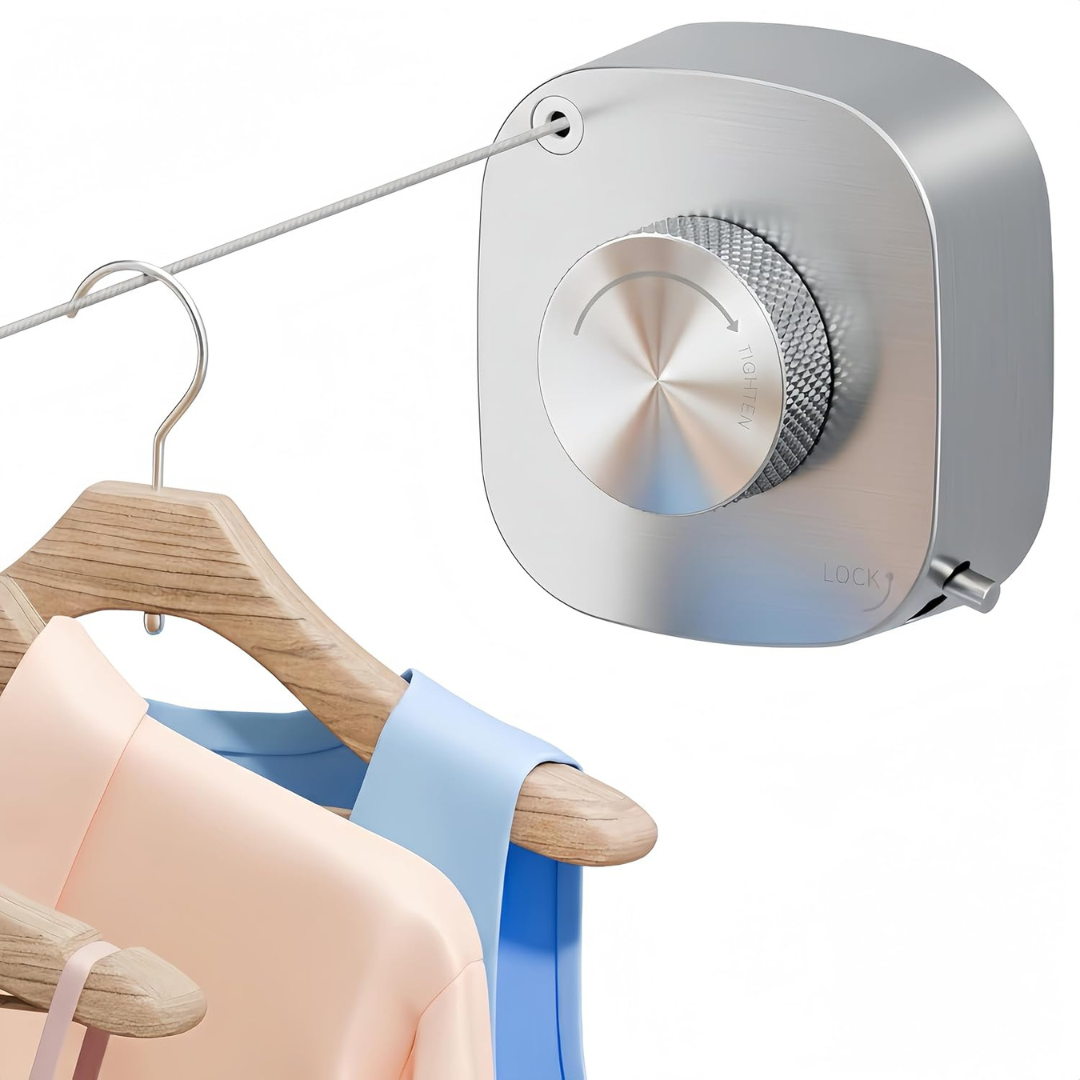 13' Stainless Steel Retractable Clothesline