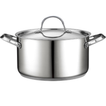 6-Qt Cooks Standard Stainless Steel Stockpot W/ Lid