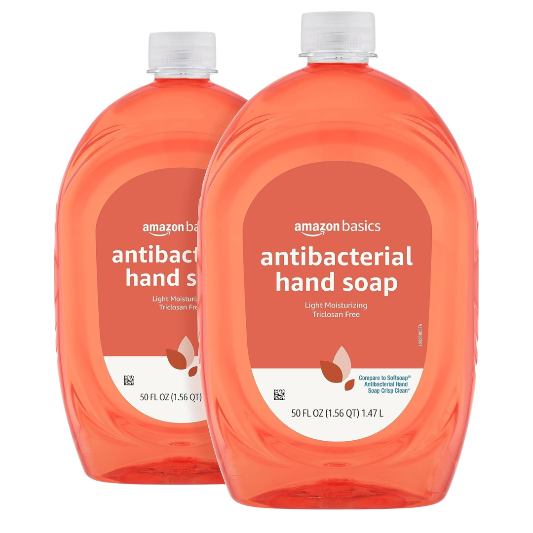 2-Pack 50oz Amazon Basics Liquid Hand Soap Refill (Citrus)