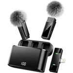 Wireless Lapel Microphone With Charging Case