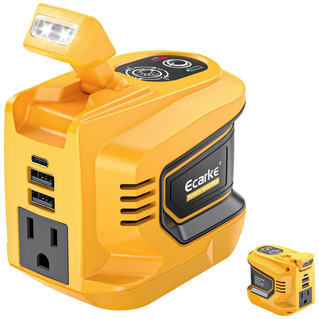 Ecarke 200W Portable Power Inverter (Tool Only)