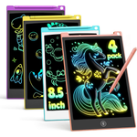 4-Pack Tecjoe 8.5'' LCD Writing Tablet Set
