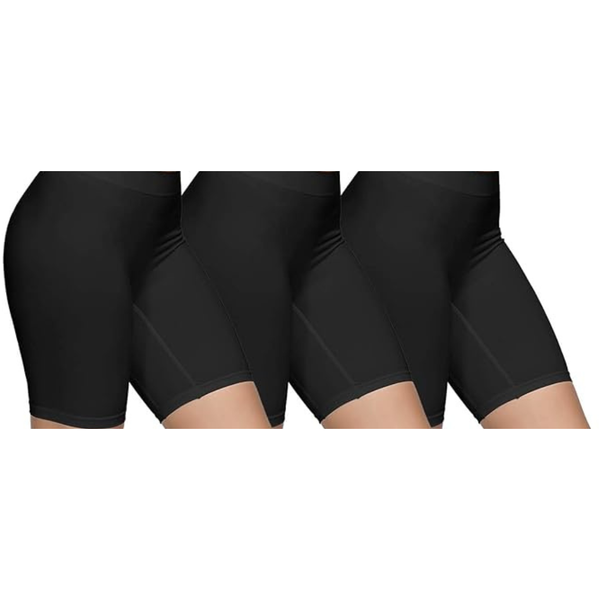 3-Pack Women's Seamless Durable Under Dress Shorts
