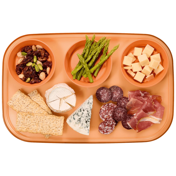 Madesmart 3-Bowl Durable Plastic Serving Tray