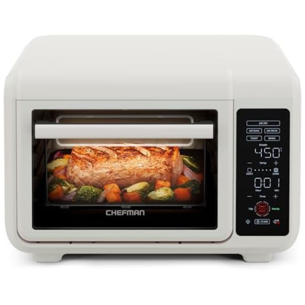 15 Qt Chefman EasyAir 4 Slice Air Fryer Toaster Oven Combo