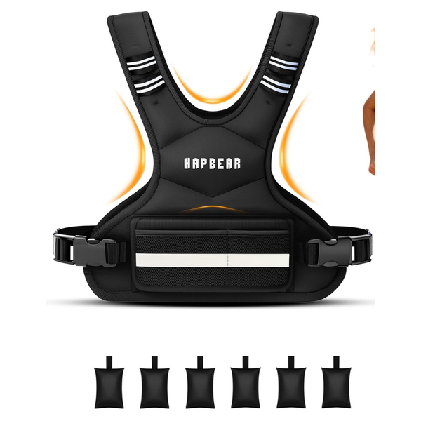 Hapbear 4-10Lbs Men's & Women's Adjustable Weighted Vest