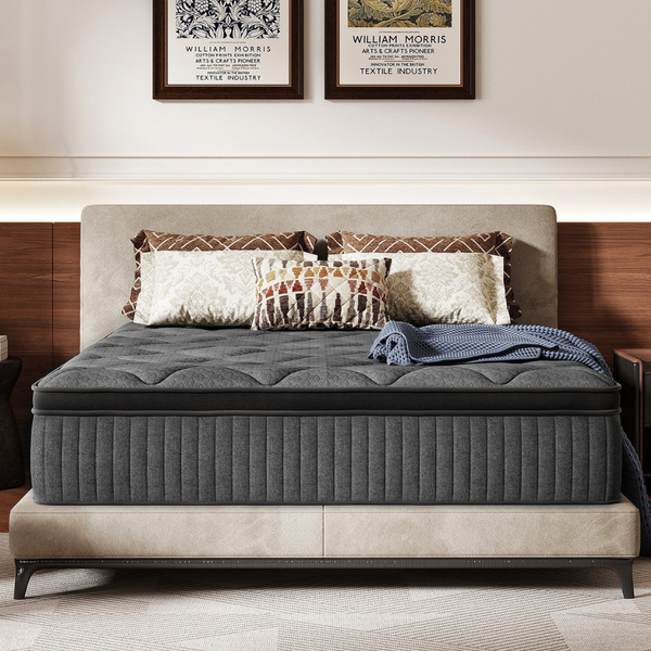 Noxa 14" Medium Memory Foam Hybrid Pocket Spring Mattress (Queen Size)