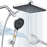 12" Wide Rain Shower Head with Filtered Handheld Combo