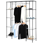Amazon Basics Expandable Metal Hanging Wardrobe Organizer Rack
