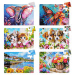 6-Pack 20 Large-Piece Puzzles Set With Dementia & Alzheimer's