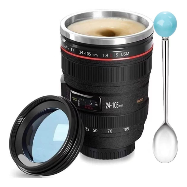 Chasing Y Camera Fun Photo Stainless Steel Lens Coffee Mug