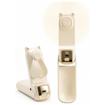 3-Speed FrSara Portable 2000mAh Rechargeable Mini Handheld Flip Fan (2 Colors)
