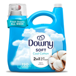 190-Load Downy Liquid Fabric Softener (Cool Cotton Scent, 140oz)