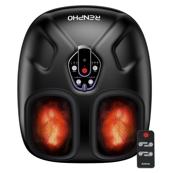 RENPHO Shiatsu Air Compression Foot Massager With Heat