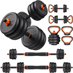 22.5lbs 5-in-1 DS2 Adjustable Free Weight Set With Connector (Pair)