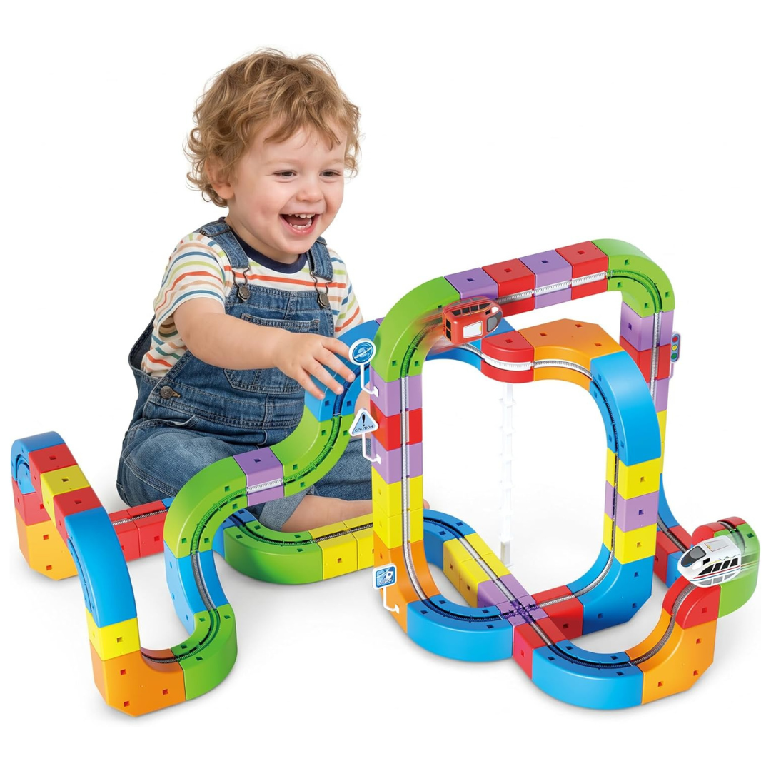 121-Piece Innovakids DIY Cubes Anti-Gravity Klick Rail 3D Infinity Track Set