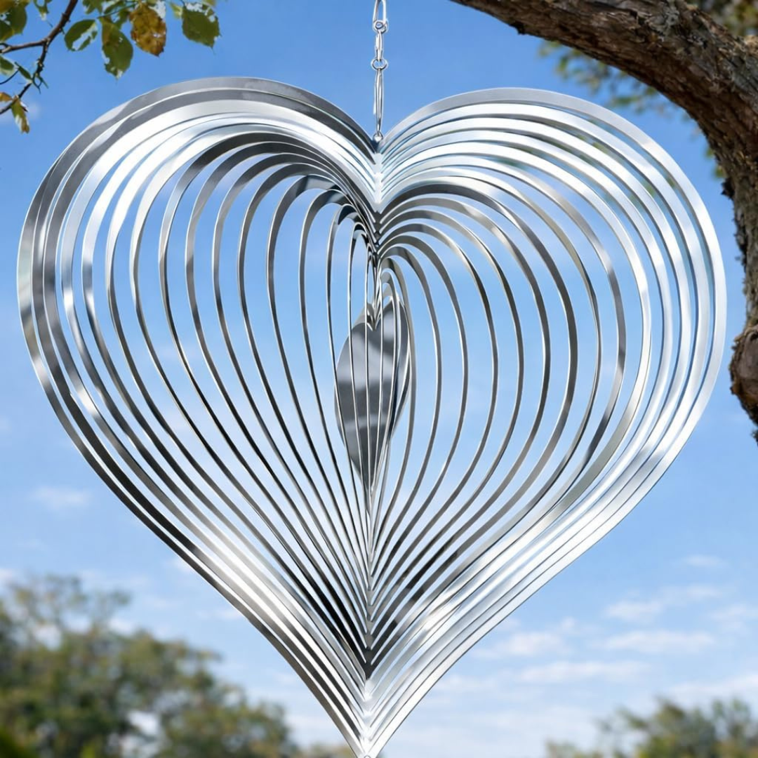 SUNCKET 12" Stainless Steel Wind Spinner