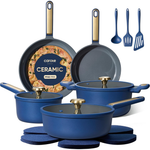 16-Piece Carote Ceramic Nonstick Cookware Set