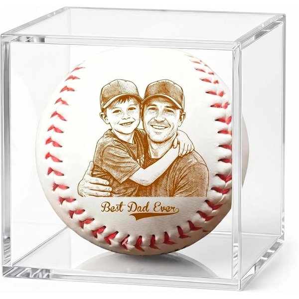 Personalized Baseball with Photo UV Printed
