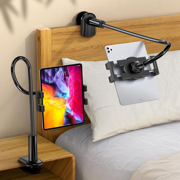Bokilino Gooseneck Tablet Holder Stand w/ Adjustable Flexible Long Arm