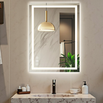 20" x 28" Lighted Anti-fog LED Bathroom Vanity Mirror