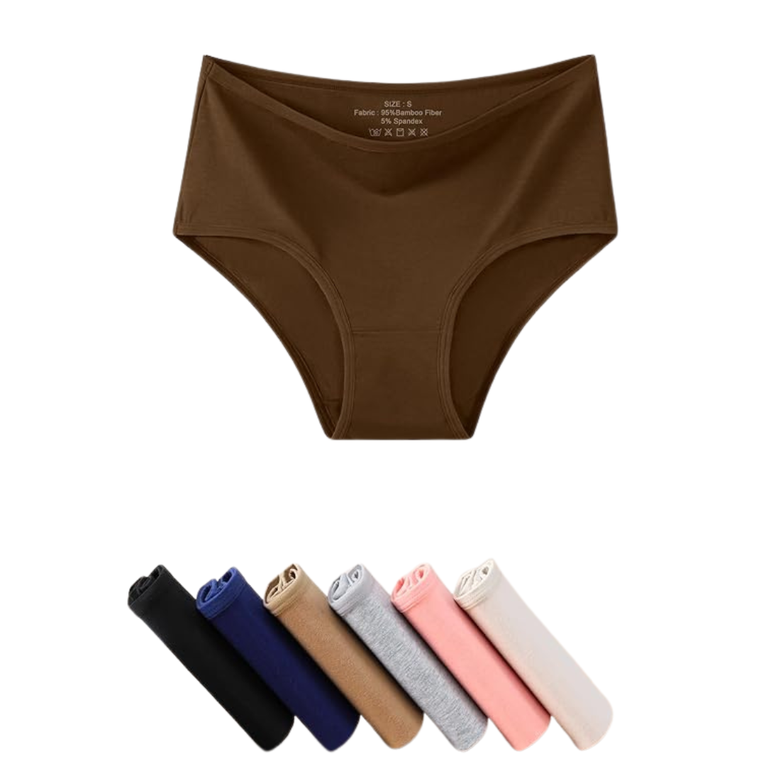 7-Pack J-pone Women's Cheeky Breathable Hipster Panties