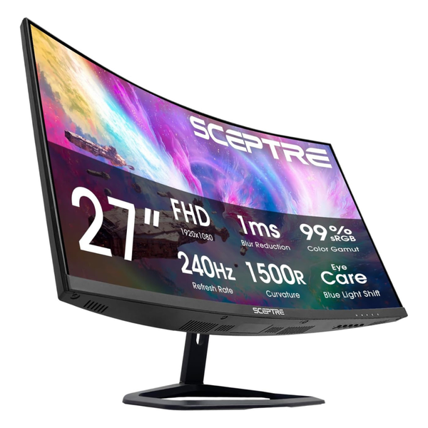 27" Sceptre.A1 Curved FHD 240Hz 1ms VA Freesync Gaming Monitor