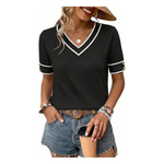 Women's Short Sleeve Lightweight Sweater