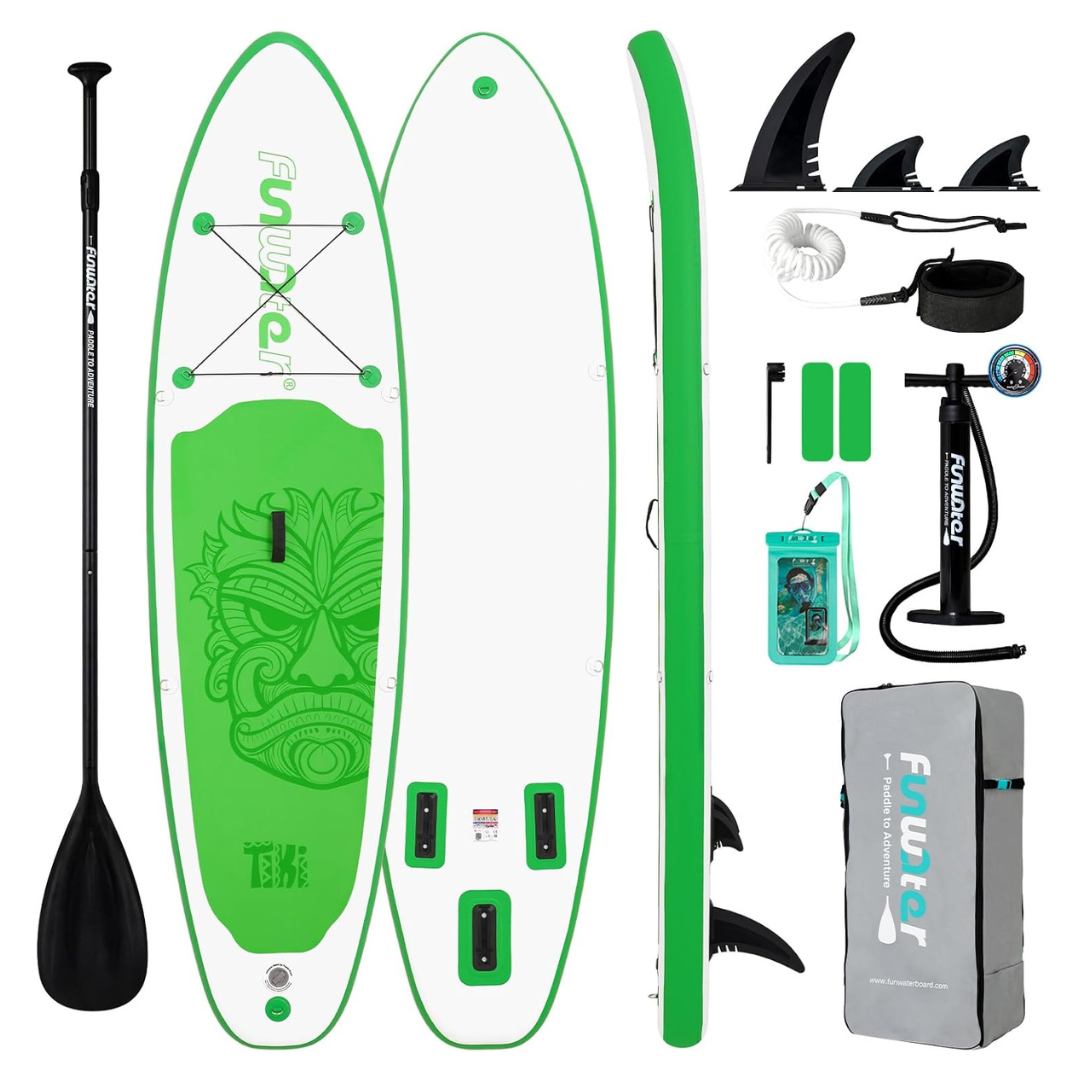 FunWater Inflatable Stand Up Paddle Board With Premium Accessories