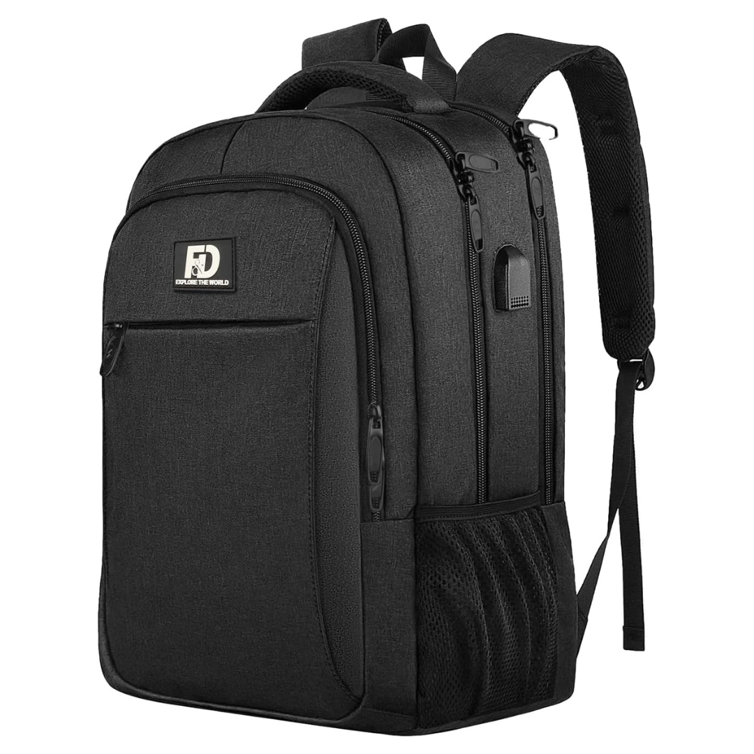 5-Compartment Anti Theft Slim Sturdy 18" Laptop Travel Backpack