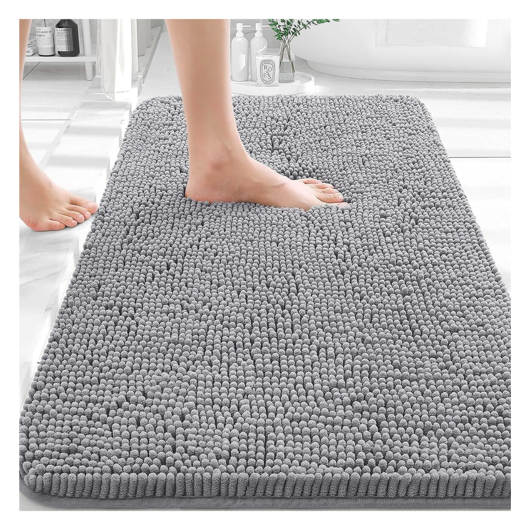 30" X 20" Olanly Extra Soft Absorbent Chenille Bath Rugs