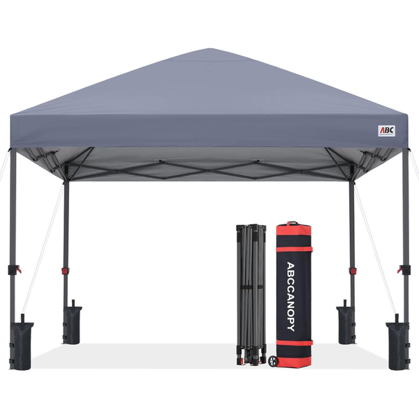 10' X 10' Heavy Duty Outdoor Pop Up Canopy Tent With Sandbags