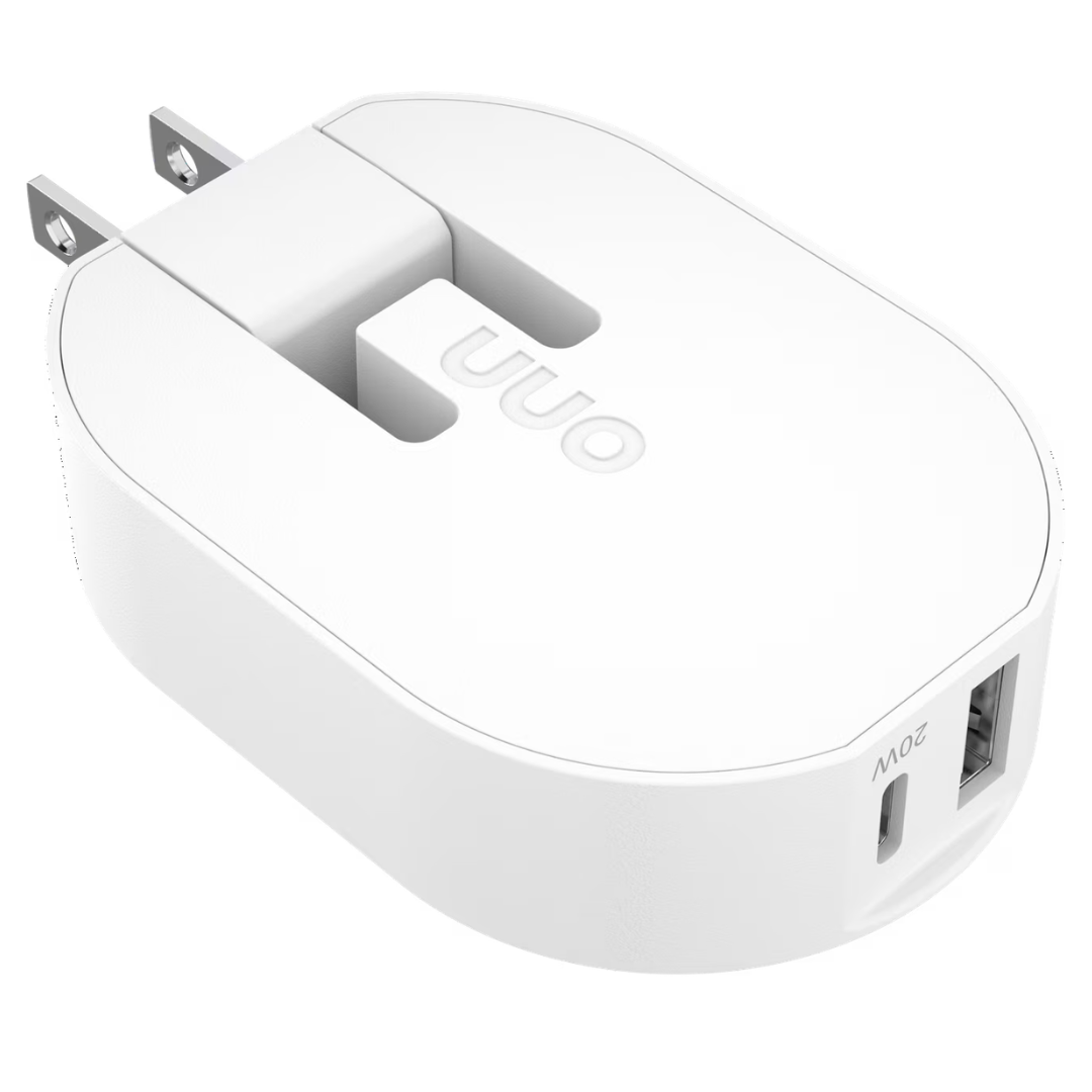 Onn. 32W (20W & 12W) Dual-Port USB-C Wall Charger