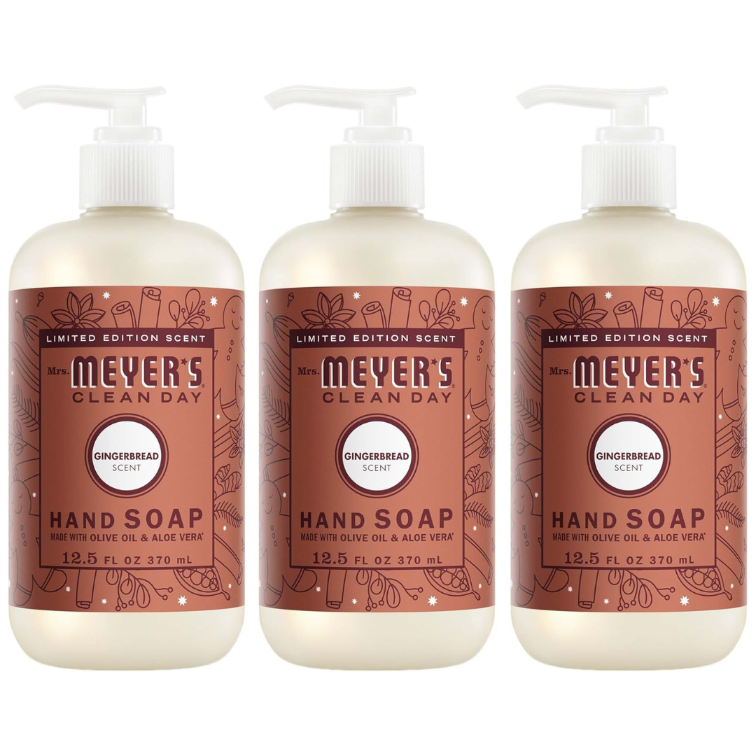 3-Pack 12.5-Oz Mrs. Meyer's Clean Day Liquid Hand Soap