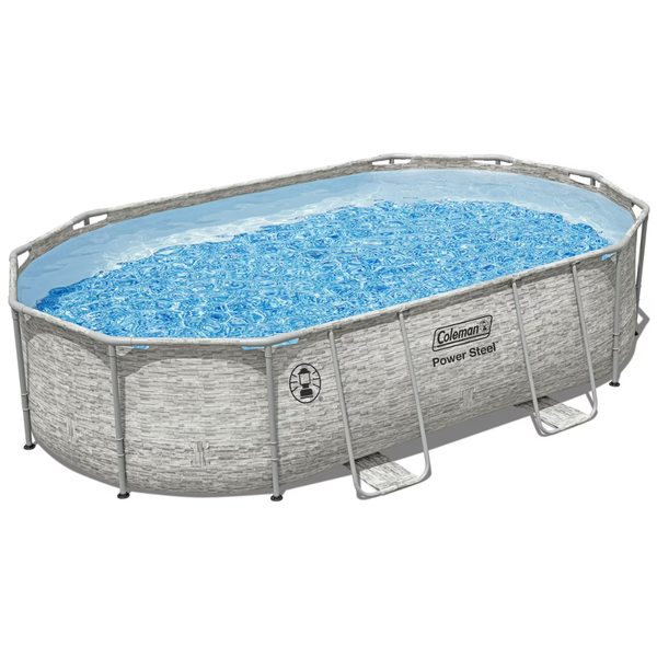 Coleman Power Steel Oval Above Ground Pool Set