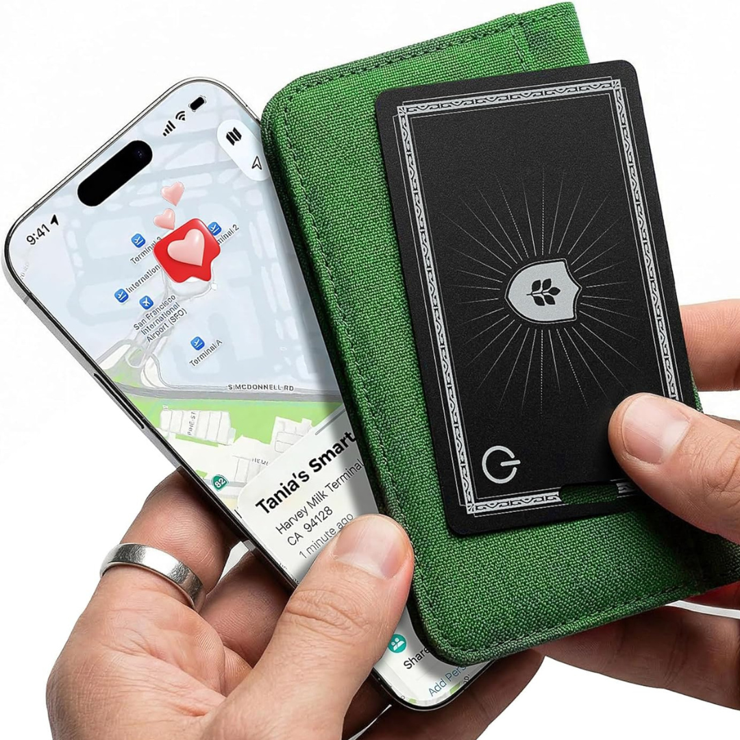Oylik Apple MFi Certified Wallet Tracker Card W/ Wireless Charging